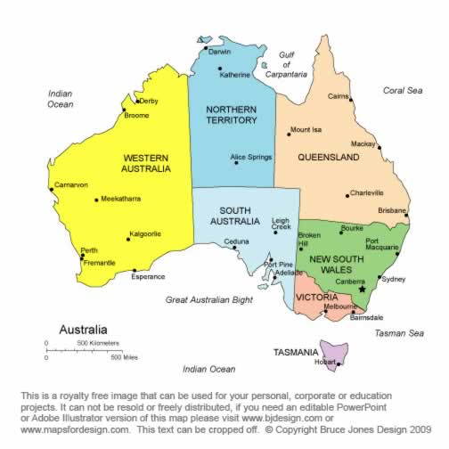 Australia Map